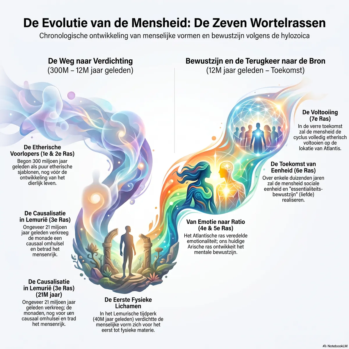 De Wortelrassen en de Ontwikkeling van de Rijken — een Chronologisch Overzicht