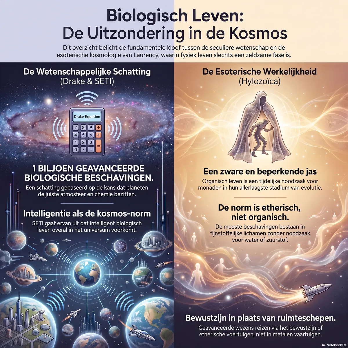 Hylozoïca Biologisch leven is een uitzondering