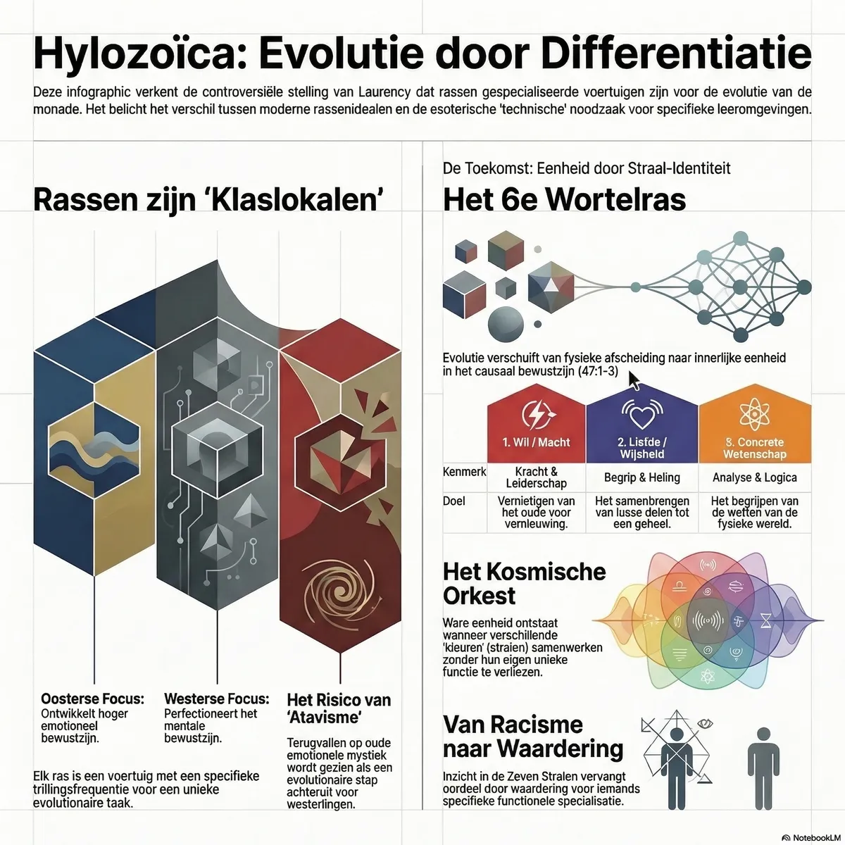 Hylozoïca - Rassenvermenging volgens Laurency