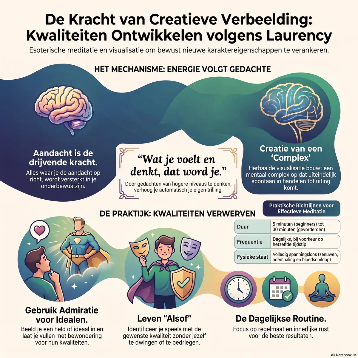 Meditatie, visualisatie en creatieve verbeelding