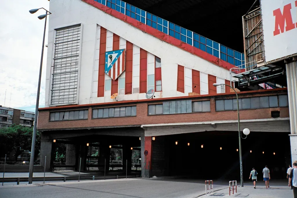 The M-30 underpass on the journey back, beneath the Preferencia stand