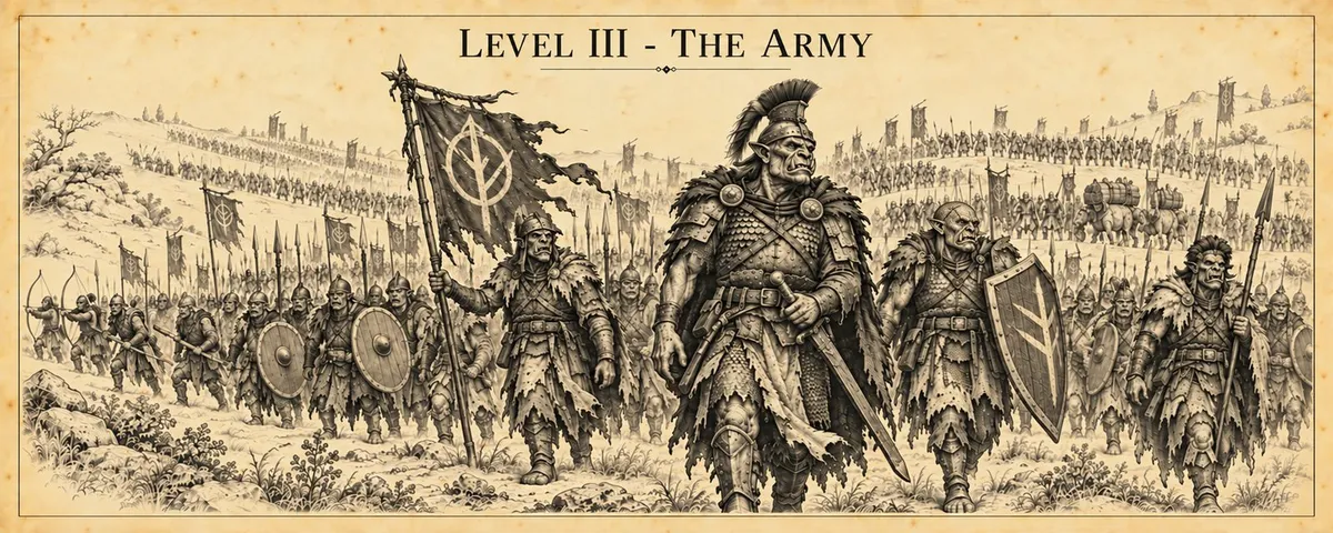 An orc army