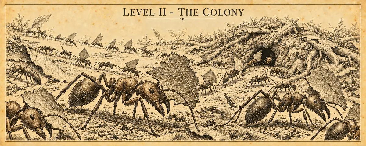 An ant colony