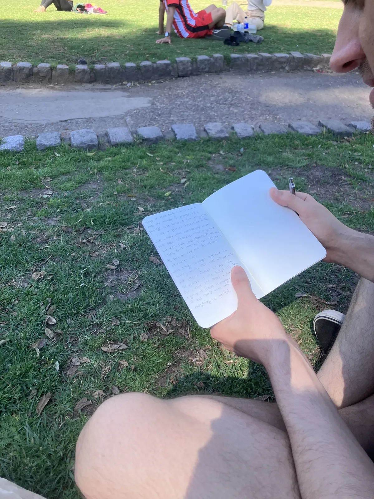 Journaling in the park
