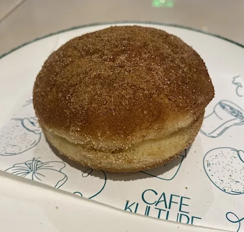 Cinnamon doughnut, Cafe Kulture