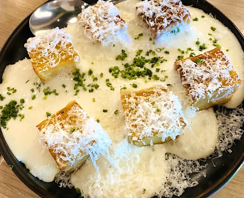 Potato pavé from Burnt Bean