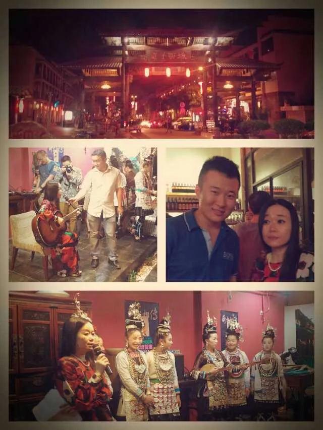 2013年在深圳看吴虹飞和侗族歌队的表演