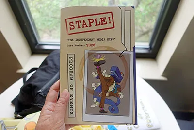 Booklet of STAPLE! Austin's exhibitor and panels.