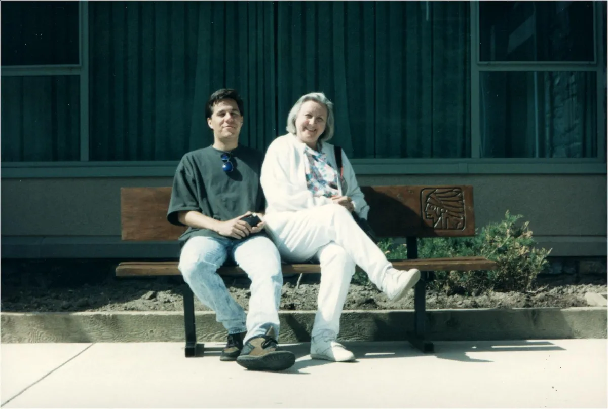 Somewhere in Banff, AB during a May 1993 visit.