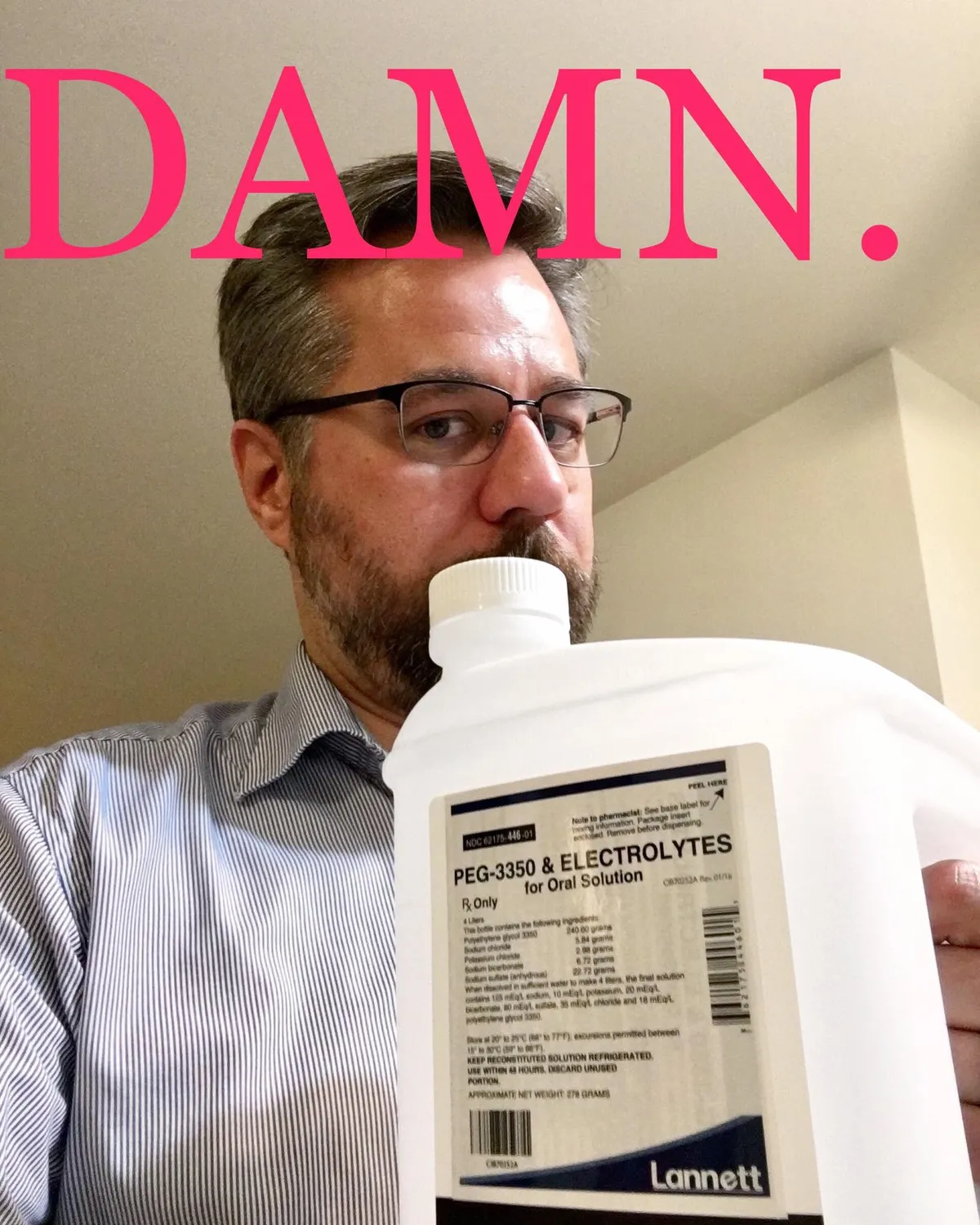 Back then, I nearly finished 3 liters of the jug before “movements” happened. L. needed just 3 glasses before she began to rumble.