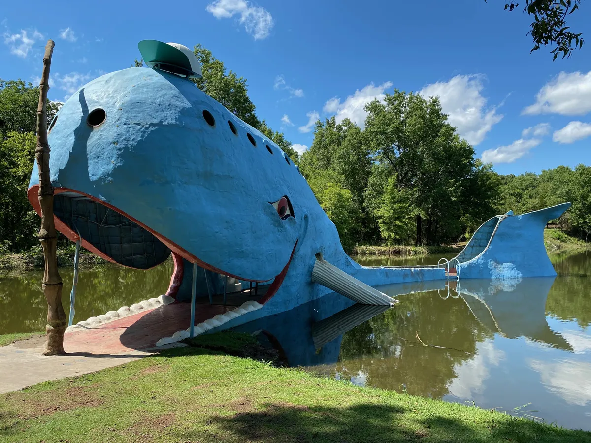 The whale’s condition has apparently gotten worse since 2020, but I am glad it made it to see the Route 66 centennial.