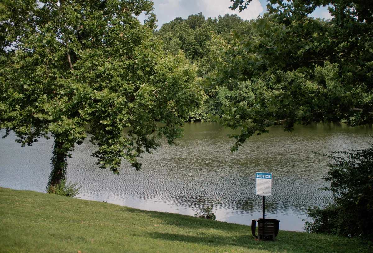 There's not much to it, folks, it's just a lake near a senior care home.