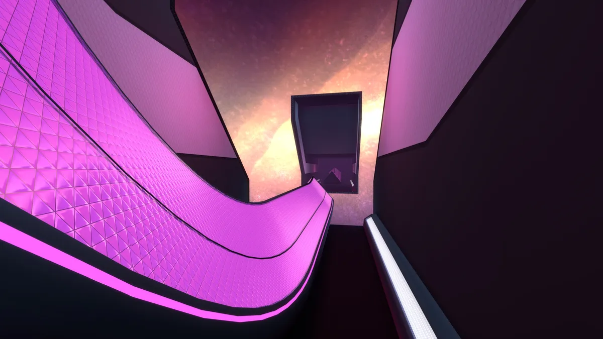 The hand-painted skybox