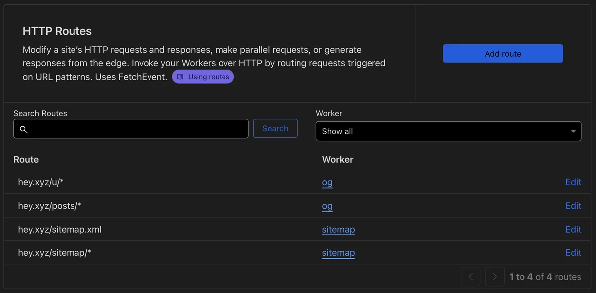 cloudflare-routes