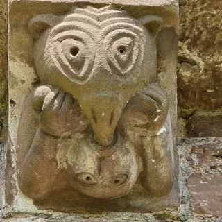 Carving on Kilpeck church