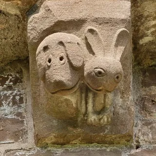 Carving on Kilpeck church