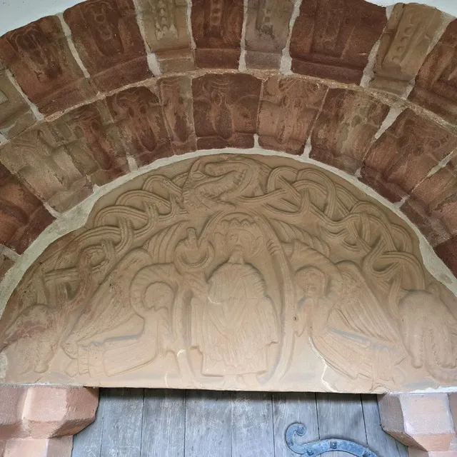 Tympanum of St Kenelm Church