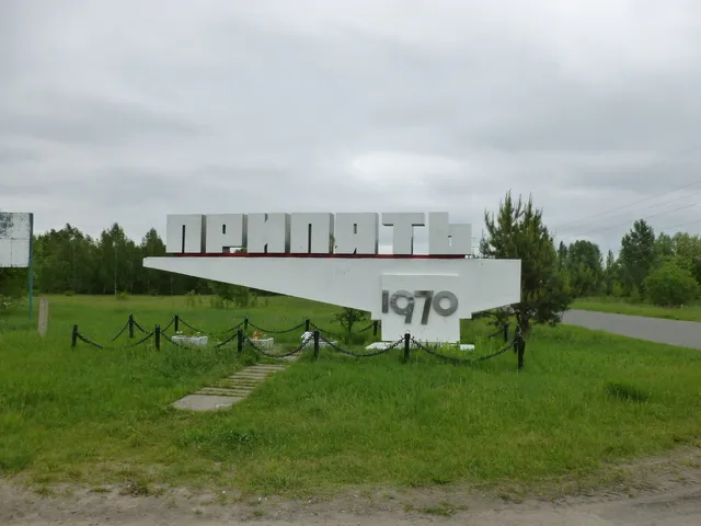Pripyat city entrance