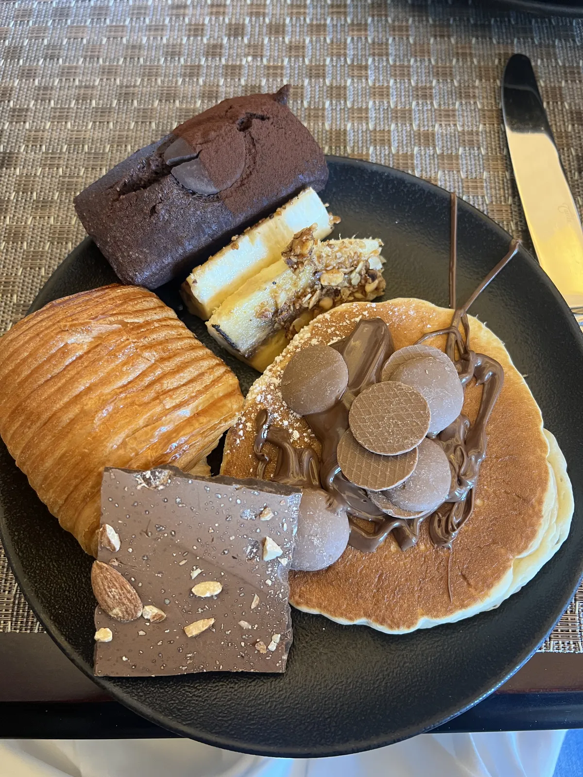 Plateful of delectable desserts