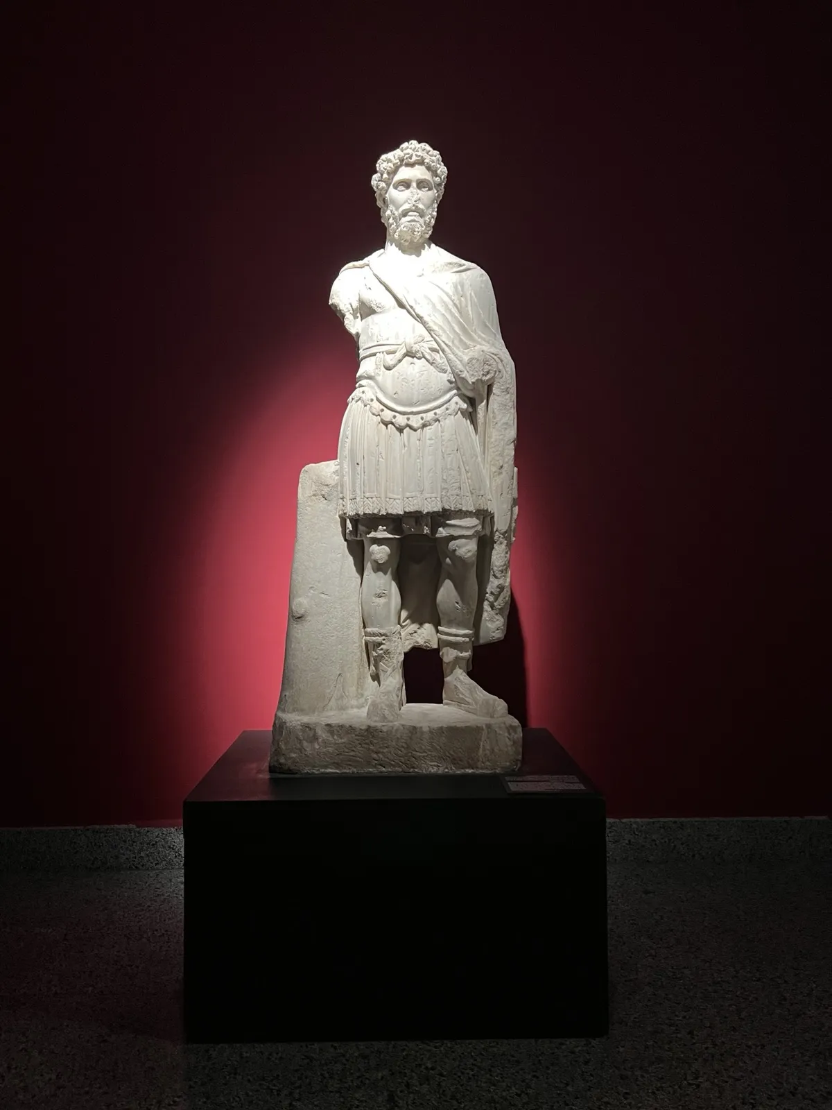 Statue of an emperor in the Greco-Roman Museum