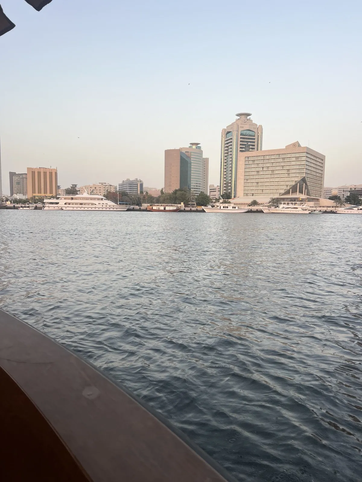 View from a taxi boat on the Dubai Creek