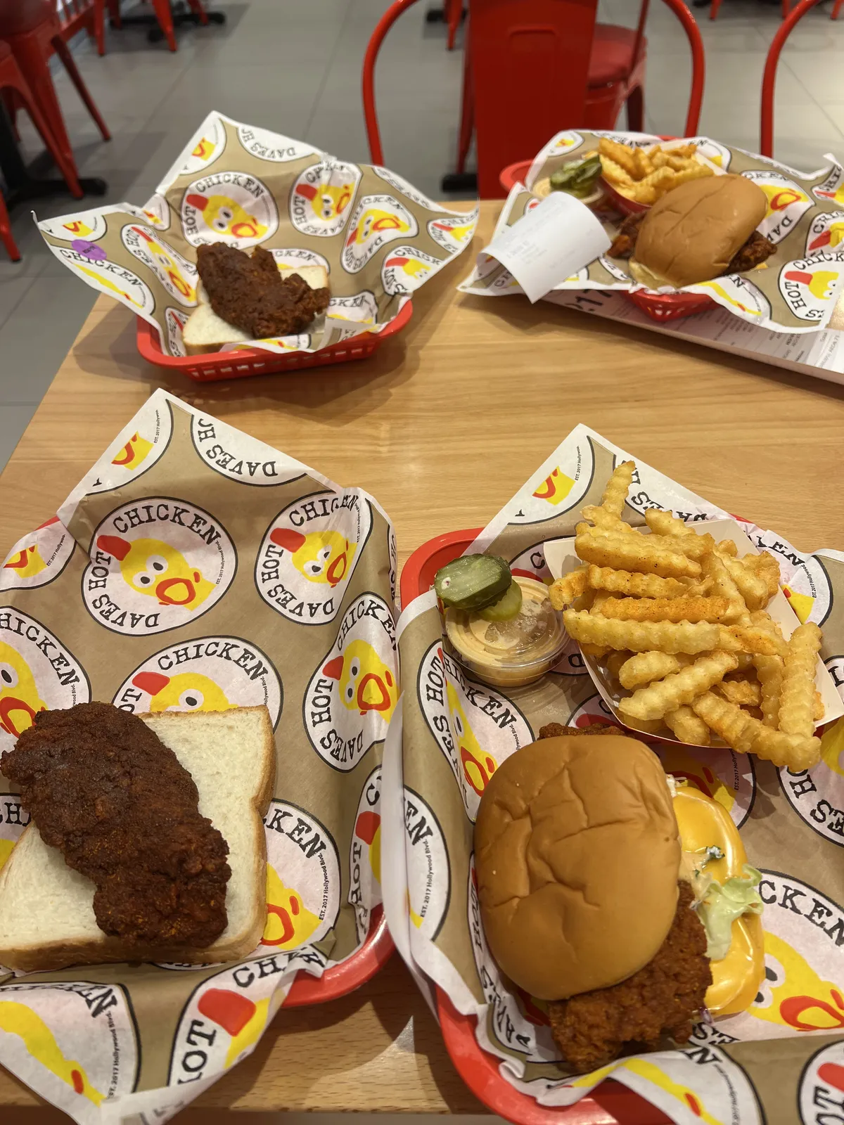 Dave's Hot Chicken for two