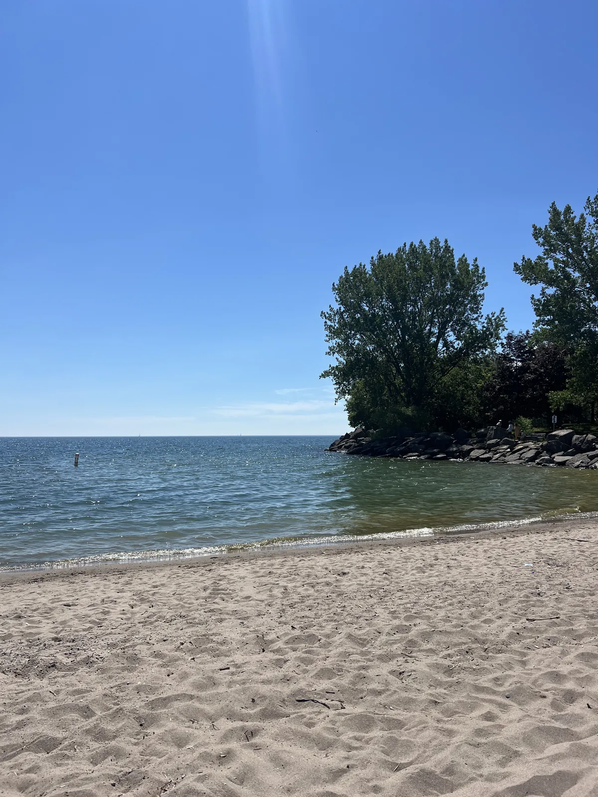 Sandy beach