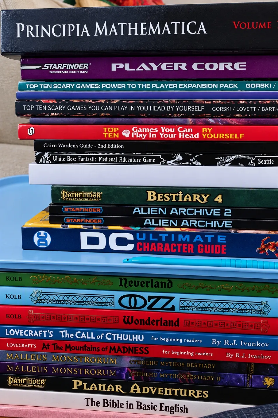 book stack