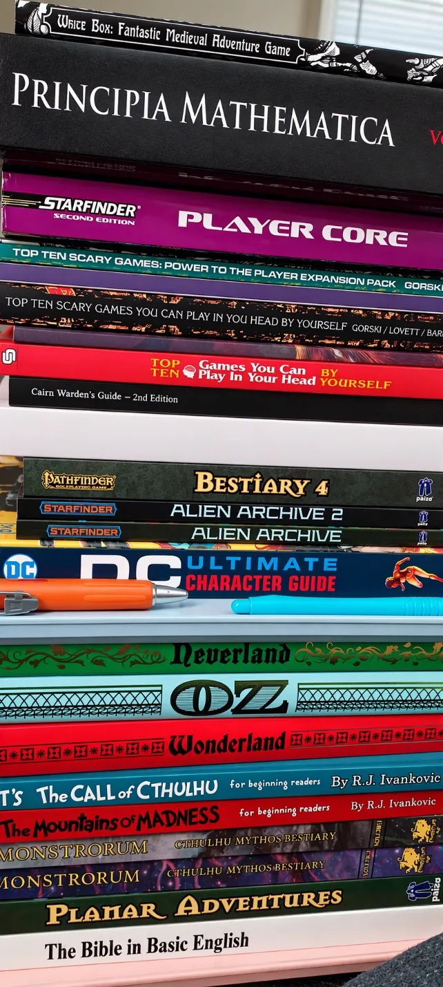 book stack