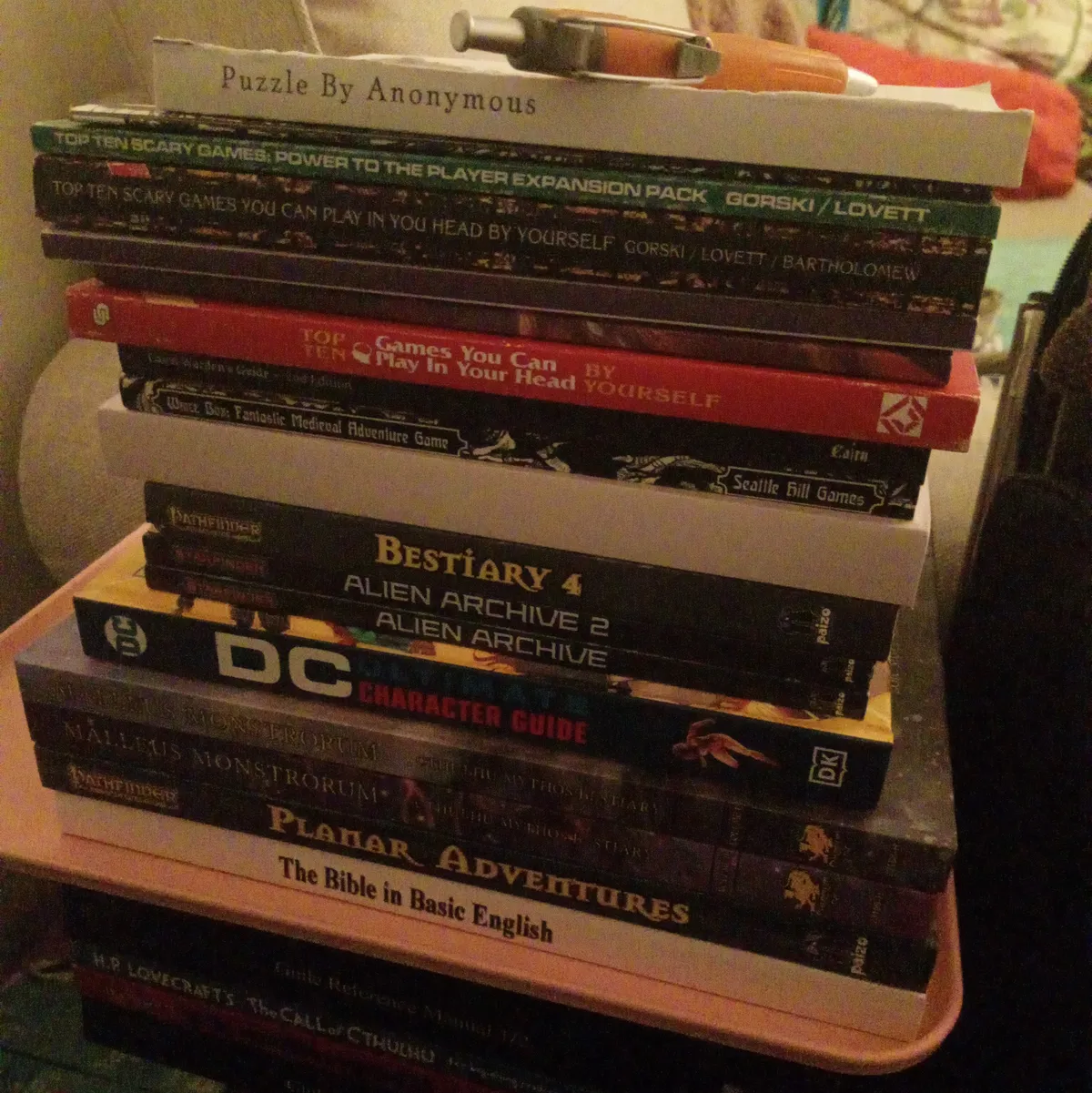 book stack