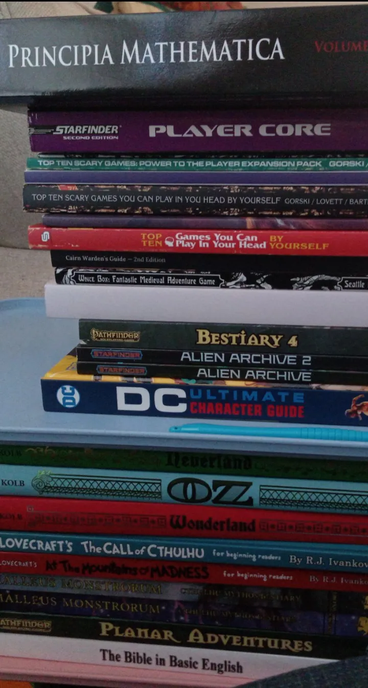 book stack